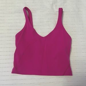 Sonic Pink - Lululemon Align Tank - size 2